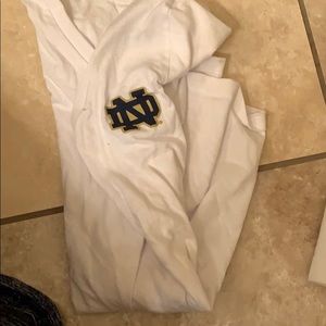 Notre Dame monogram tee v neck